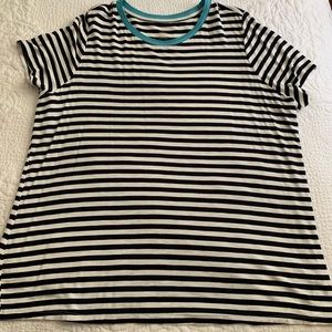 Lane Bryant striped t-shirt, size 18/20